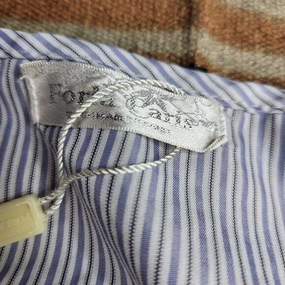 Forla Paris Women's Mixed Medium Stripe Eyelet Lace Boho Nautical Preppy Women's - Picture 5 of 9